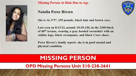Oakland police searching for missing at-risk teen girl